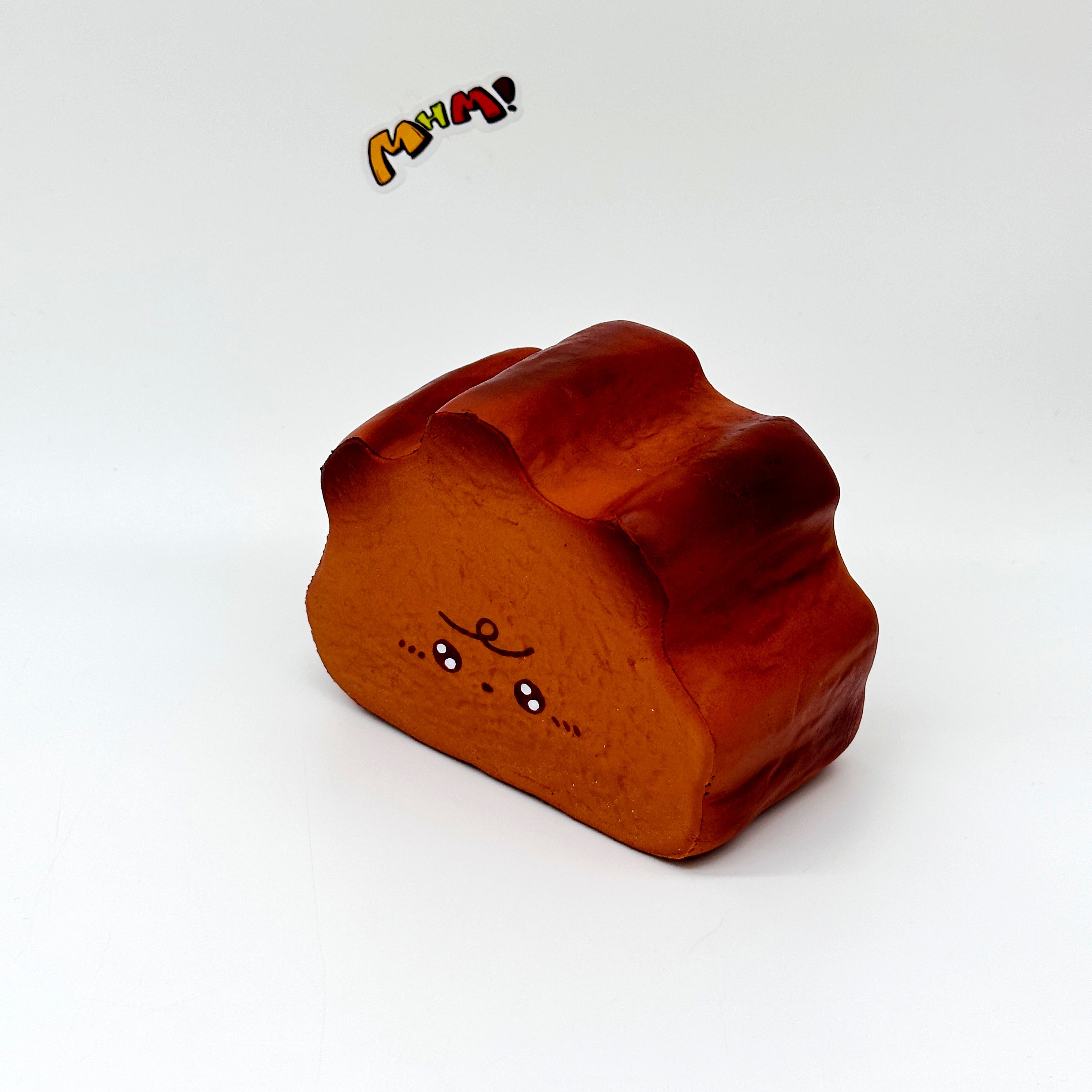 🍞 Milk Haas Bread Squishy - Chocolate Brown & Original Bread Yellow Slow Rising Stress Relief Toy