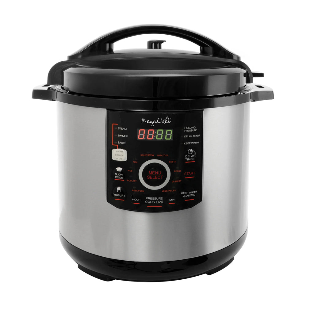 Megachef 8 - Quart Digital Pressure Cooker, 15" x 15"