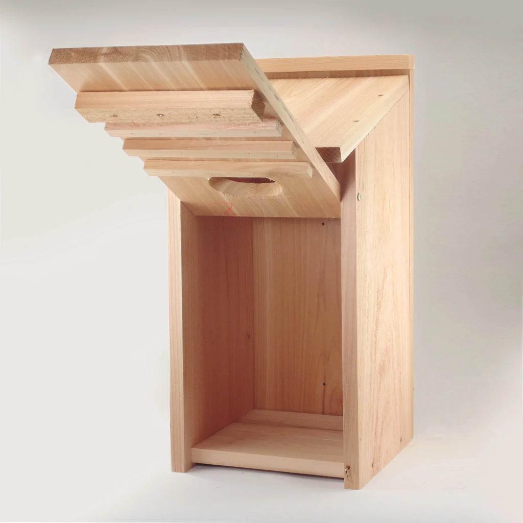 Woodlink Cedar Wood Duck Nesting Box for Wetland Locations, Easy - Open Front, Fully Assembled