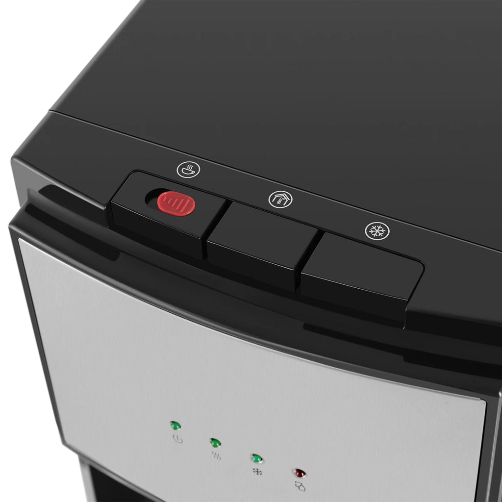 5 Gallon Bottom Loading Water Cooler Dispenser Hot/Cold/Room 3 - Temperature Compressor Cooling with Child Safety Lock