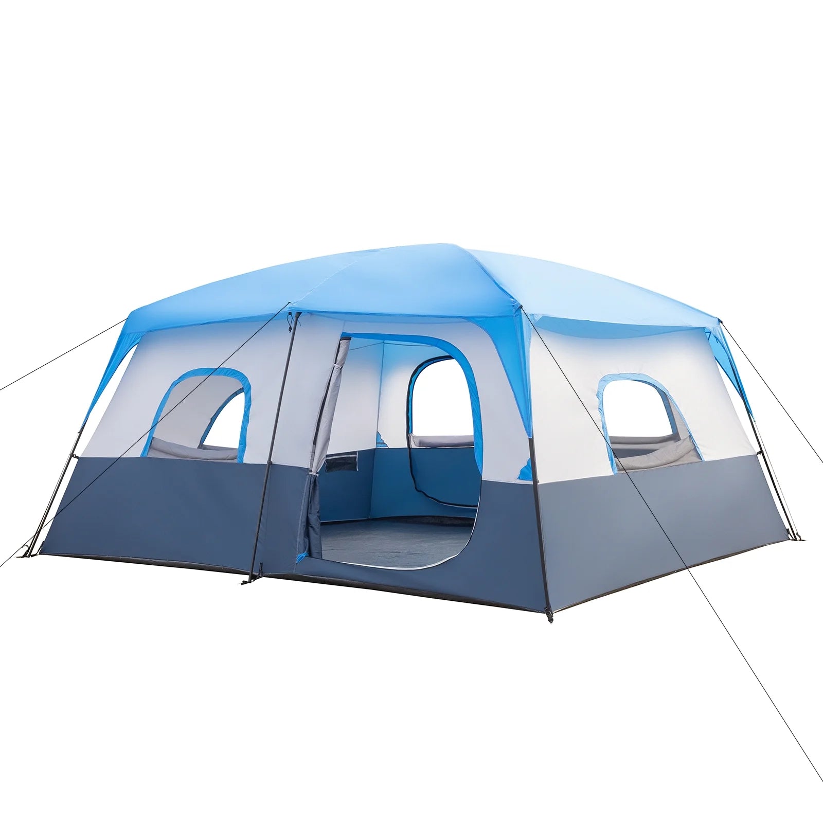 Zimtown 10 Person Tent Large Multi Room Tent for Family Camping Cabin Huge Tent with Carry Bag