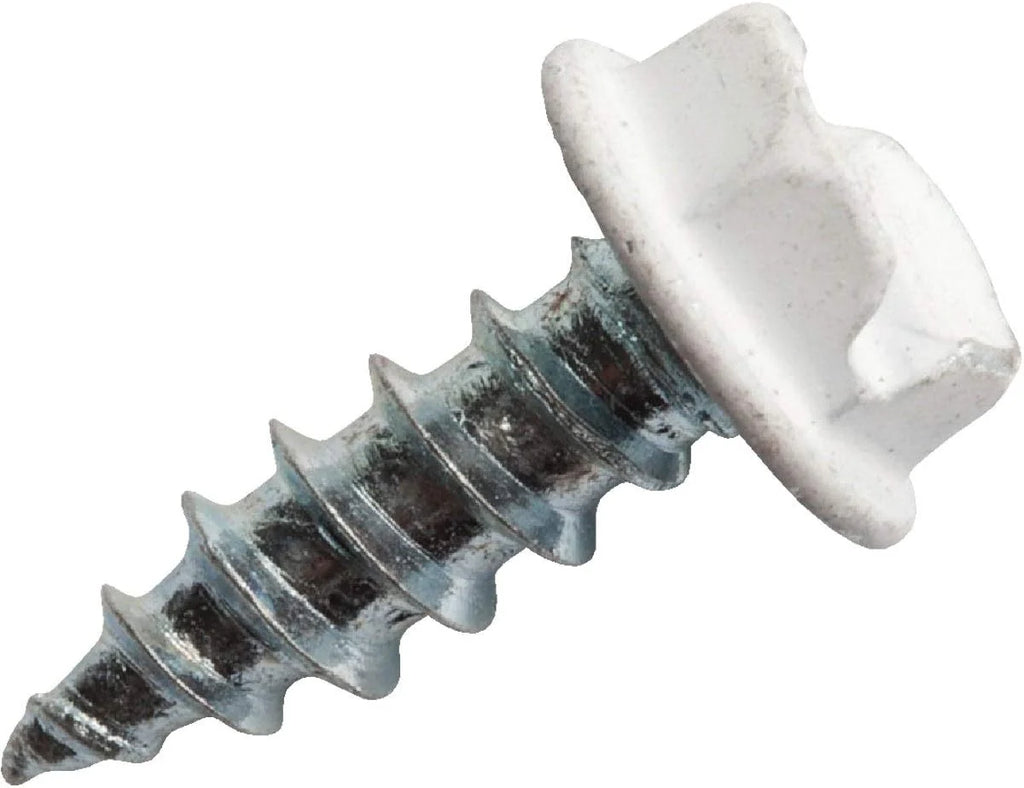 ScrooScoop #8 x 1/2 in Hex Head Self-Drilling Screws, #22 Forest Green (100/Bag)