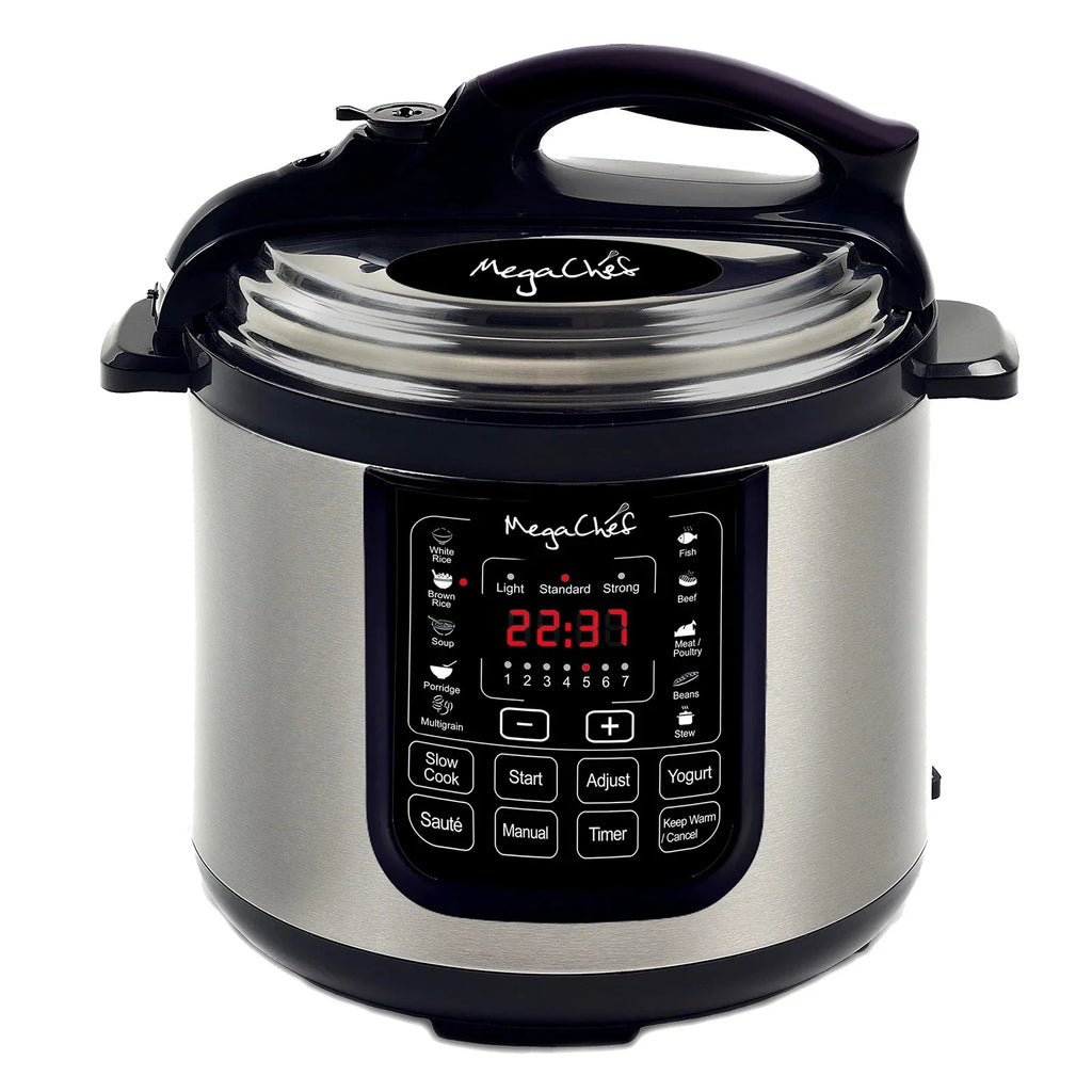 Megachef 8 - Quart Digital Pressure Cooker, 15" x 15"