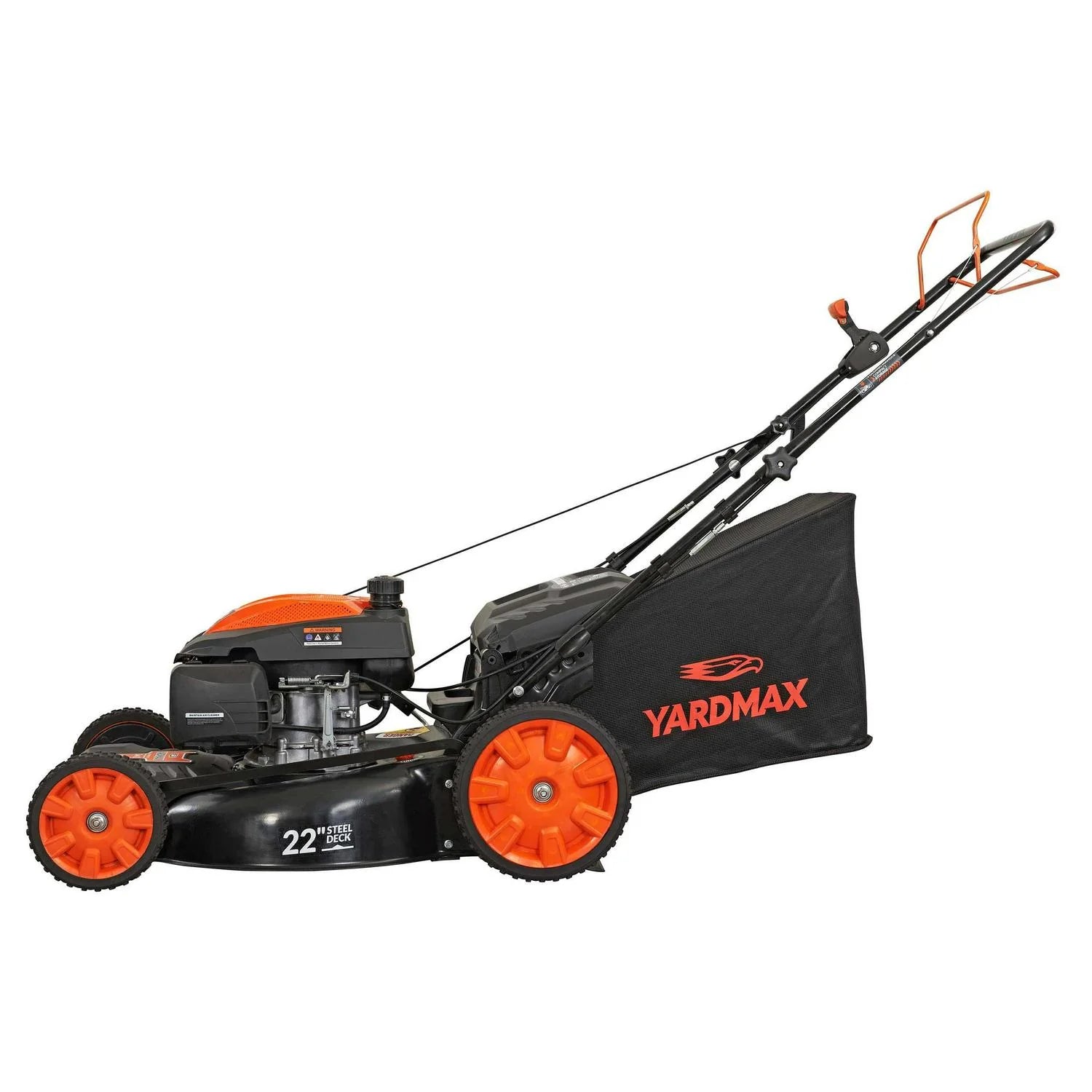 YG2860 22 201cc 3-in-1 Gas Self-Propelled Lawn Mower with CVT and High Wheels