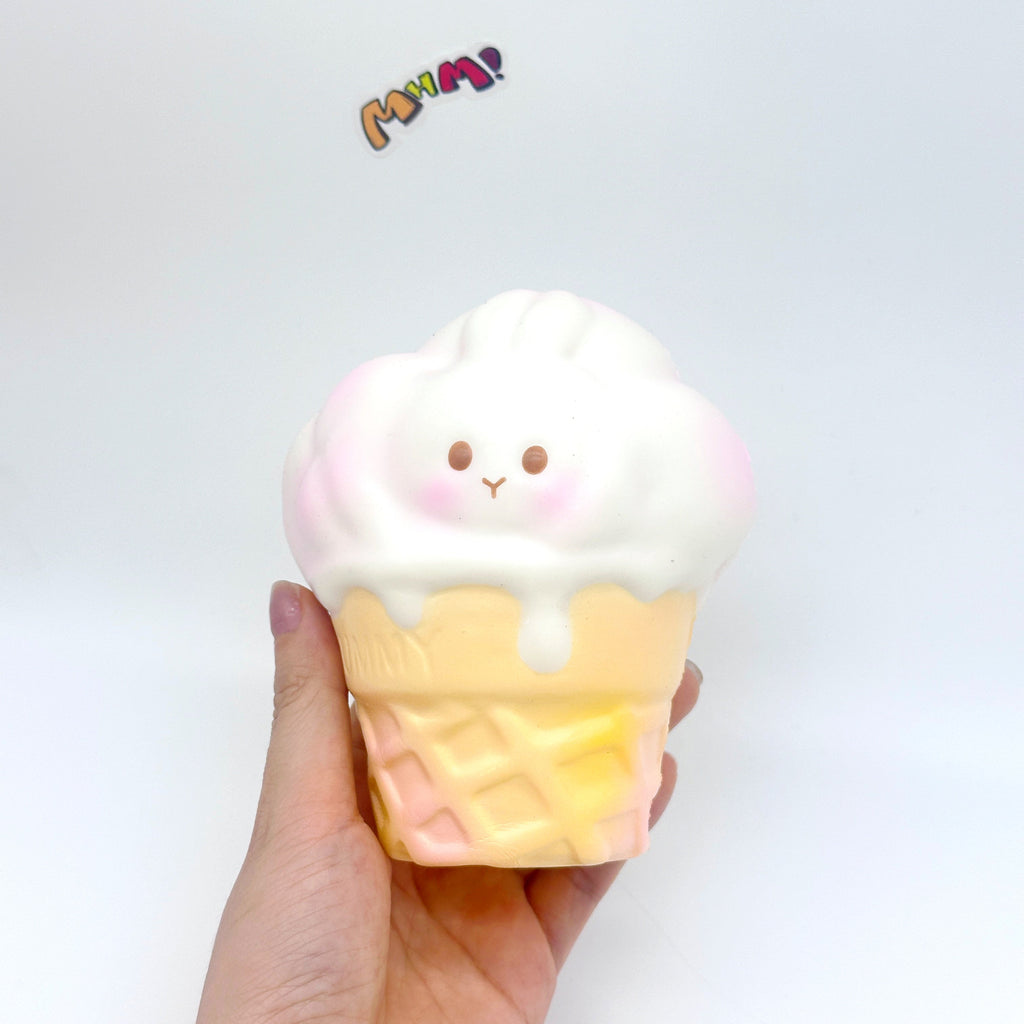 🍦 Ice Cream Bunny Squishy | Cute Rabbit Ice Cream Slow Rising Stress Relief Toy 🐰