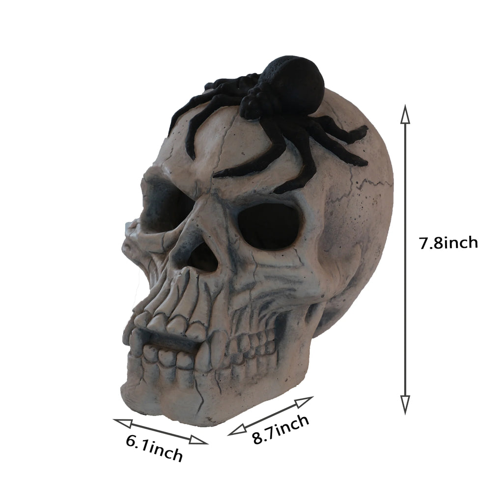 AECOJOY Demon Skull,Suitable for  Outdoor Fireplace and Fire Pit, Halloween Decoration