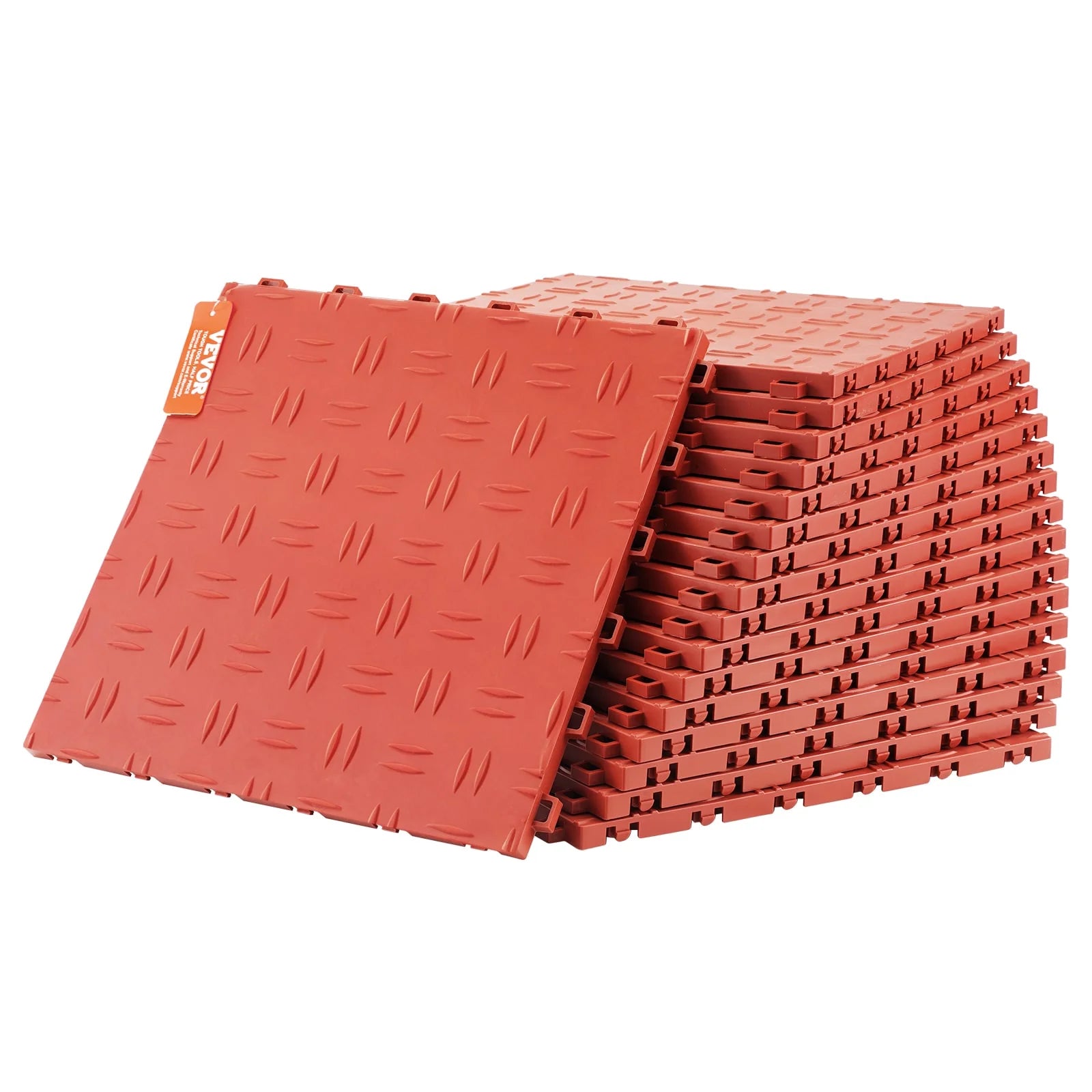12-in x 12-in Diamond Polypropylene Garage Floor Tile ( 25-sq ft ) 25 -Pack