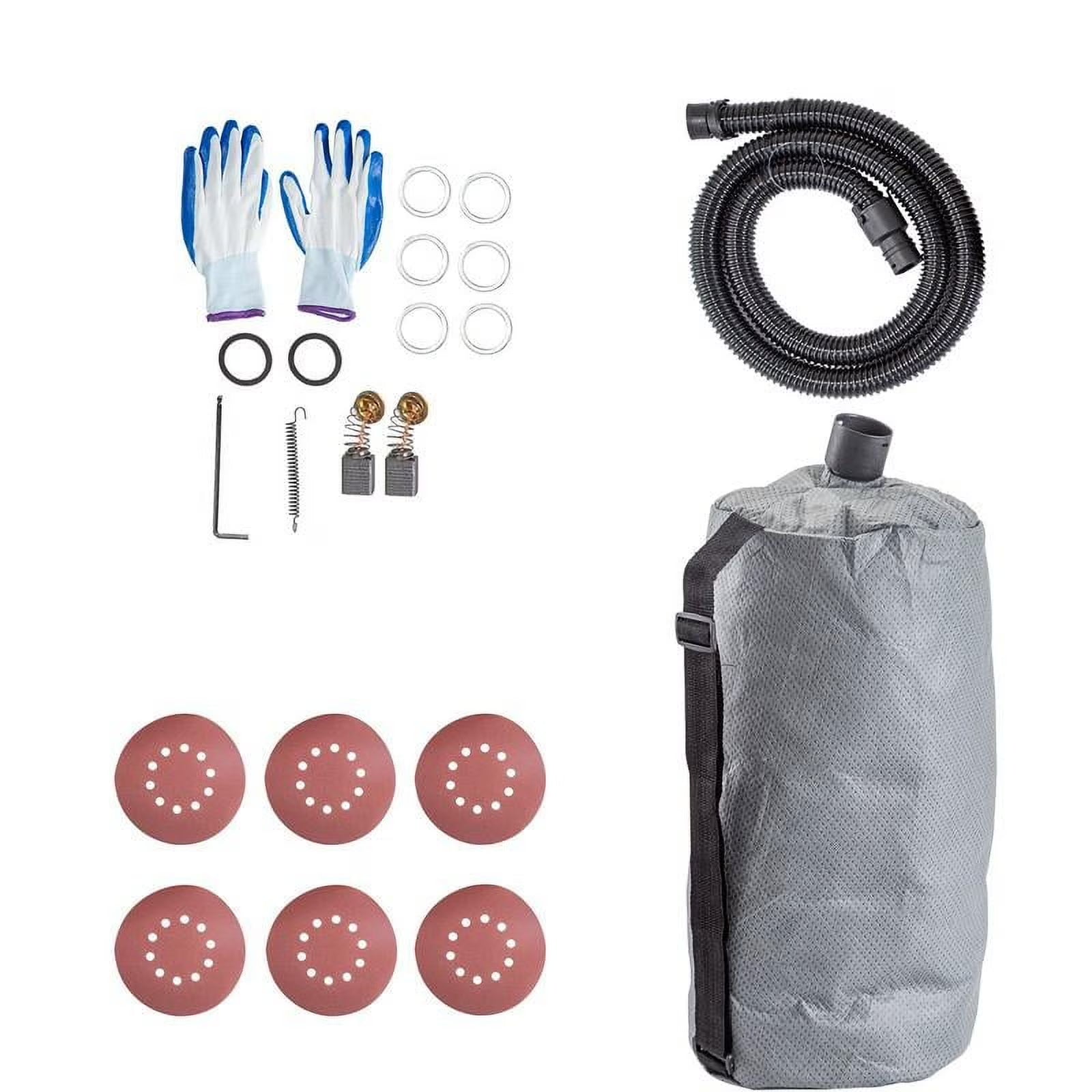 Drywall Sander 850W, Electric Drywall Sander, Electric Sander, with LED Strip Light and Vacuum Bag, Variable Speed 800 - 1750 RPM, Foldable Sheetrock Sander, with Telescope Handle, Wall Sander