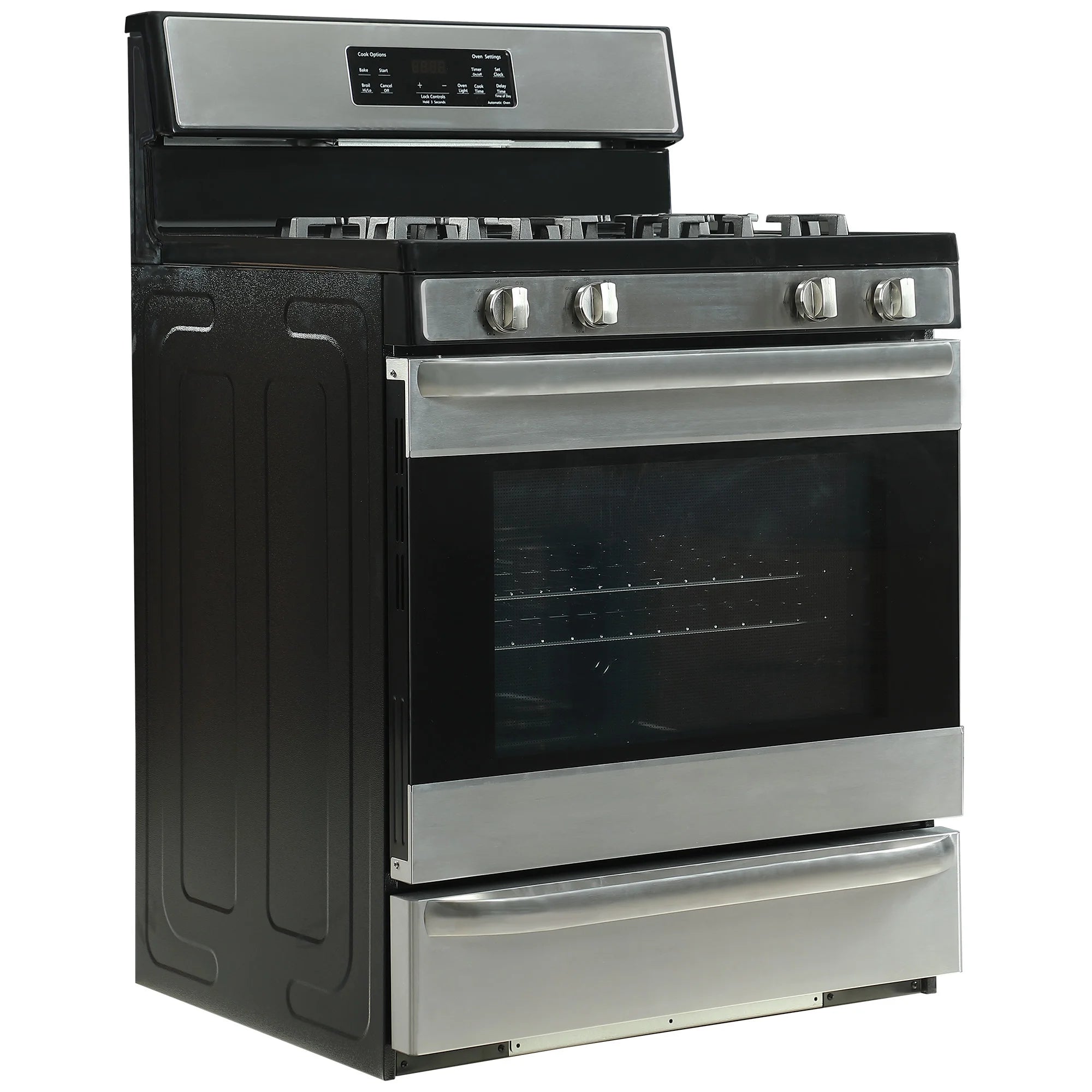 Element 30 in 4 Burners 5.2 Cu. Ft. Freestanding Gas Range, Stainless Steel