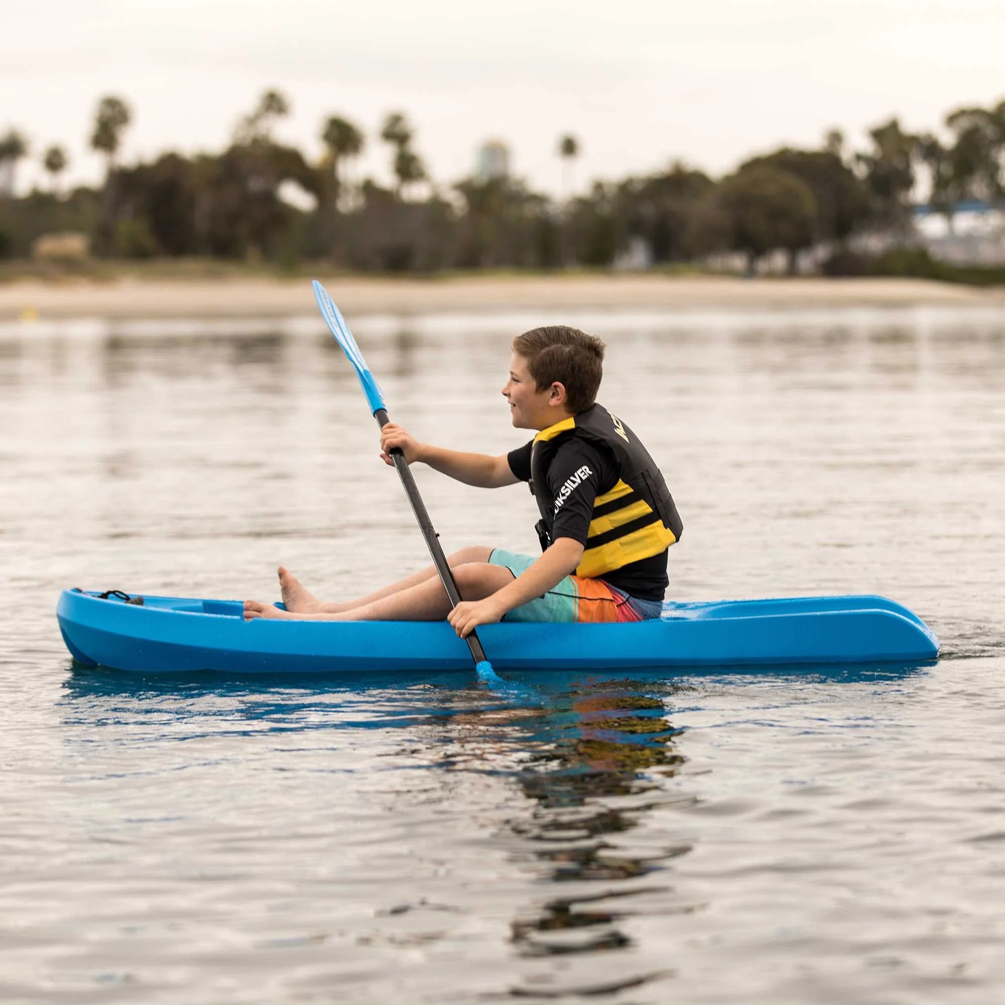 Lifetime Recruit 6.5 Ft Youth Sit - on - Top Kayak, Lime Green (90765)
