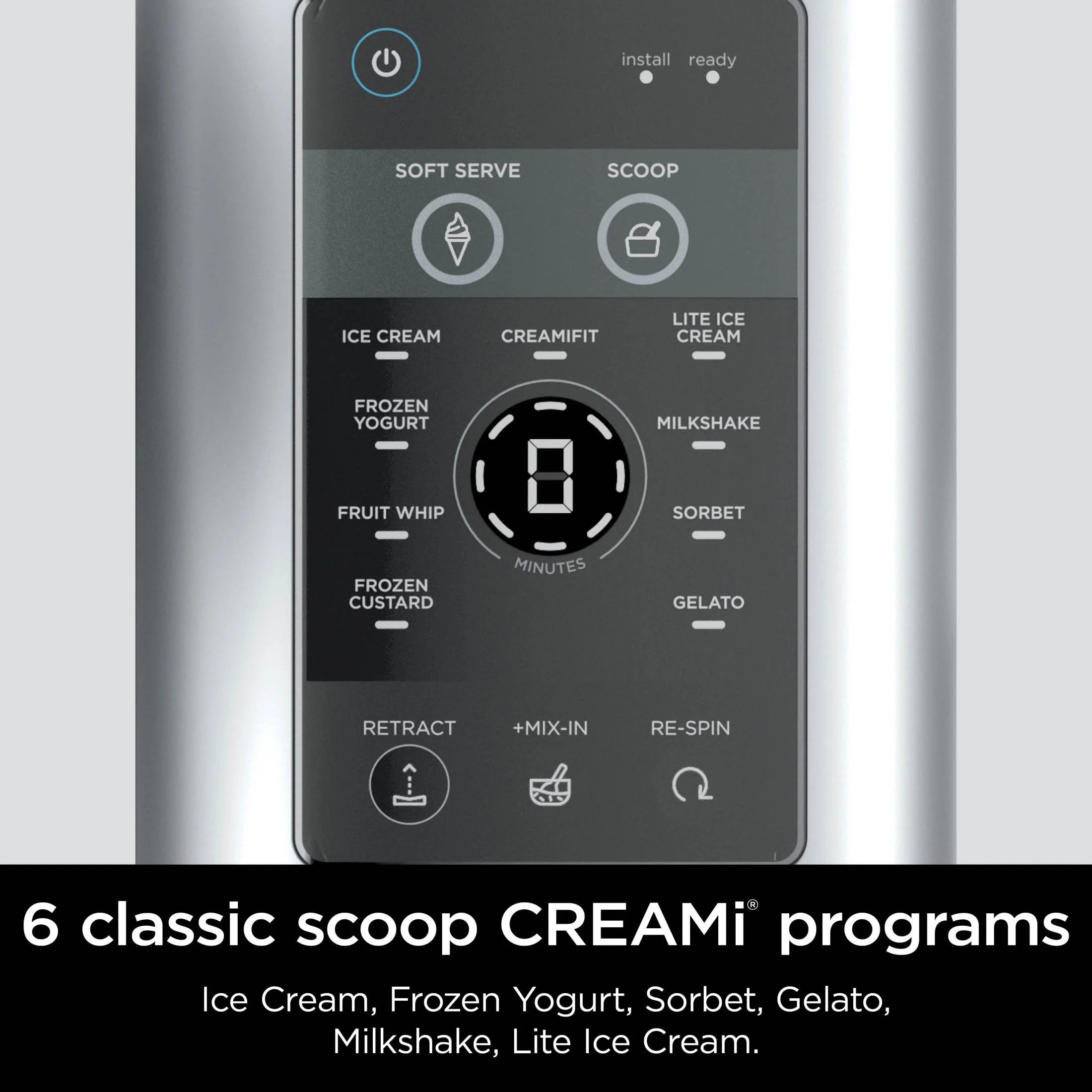 Ninja Swirl? by Creami? Soft Serve and Ice Cream Maker, 13 One - Touch Programs, NC701
