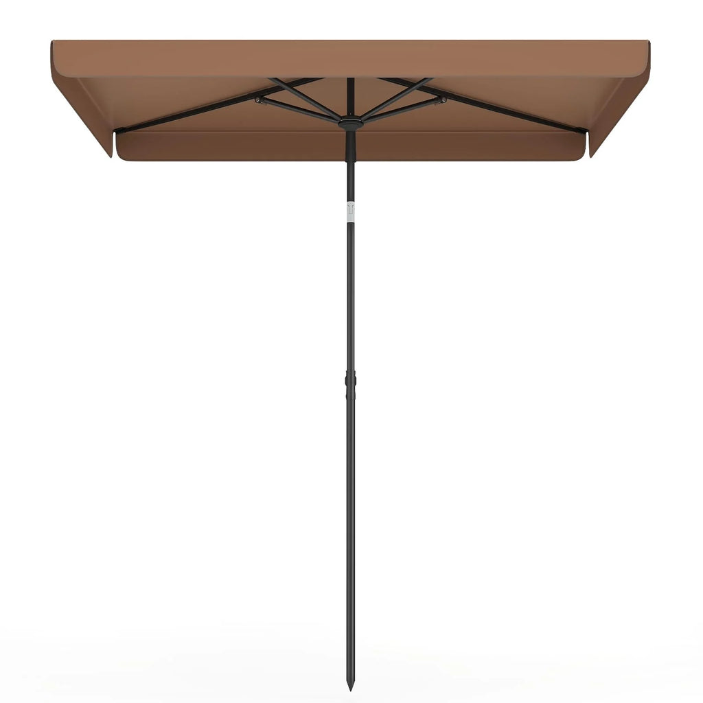 Tangkula 6.5 x 4.3 FT Rectangular Patio Umbrella