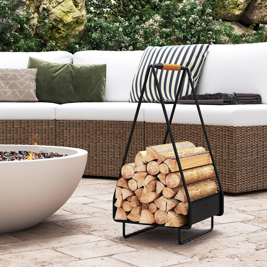 Tangkula Indoor & Outdoor Fireplace Decoration Organizer for Pit