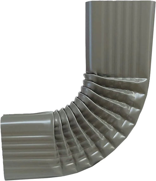 2x3 Aluminum B-Style Downspout Elbow, Terra Bronze (ABE23TB)