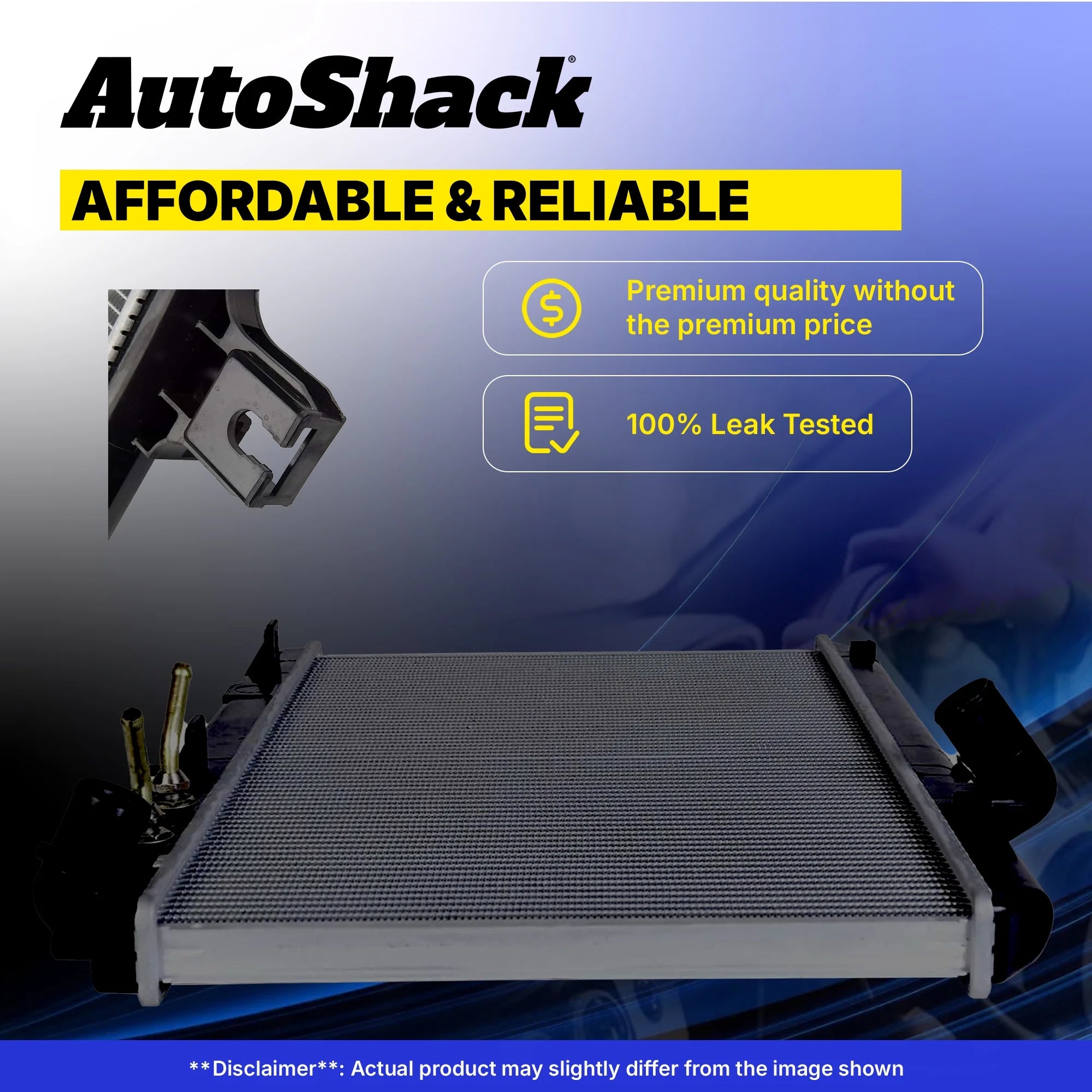 Autoshack Radiator for GMC Sierra 1500 Classic Sierra 2500 Yukon XL 1500 Cadillac Escalade Chevrolet Tahoe Suburban 1500 Silverado 2500 Silverado 1500 2007 Silverado 1500 Classic 4WD AWD RWD RK878