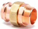 1" Press x Male Copper Adapter CP-1MA