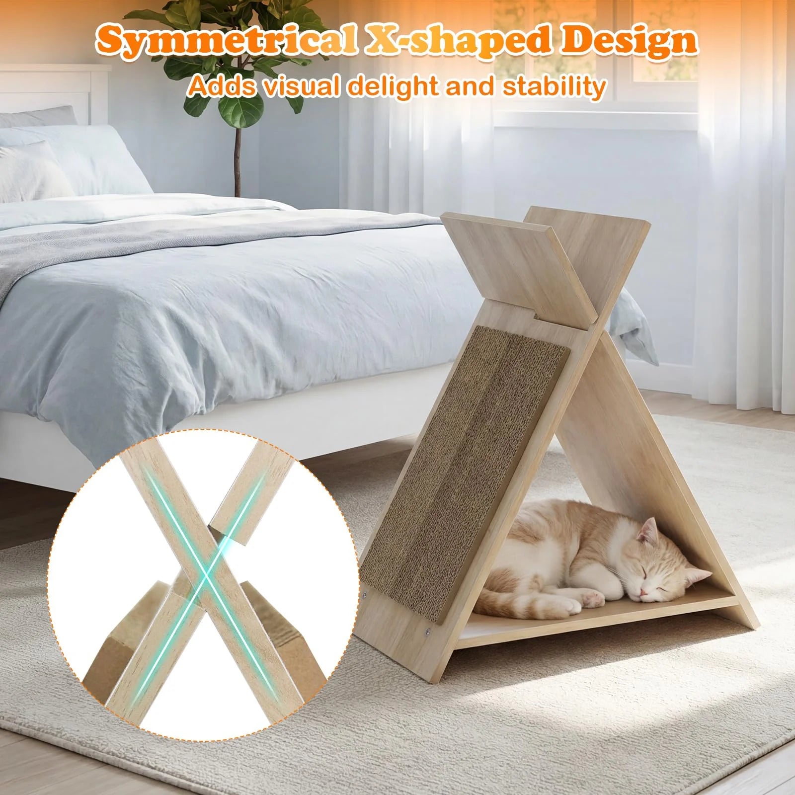 Tangkula Cat Scratcher for Indoor Cats
