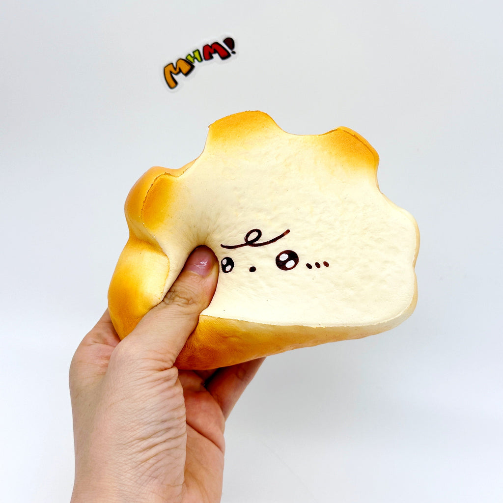 🍞 Milk Haas Bread Squishy - Chocolate Brown & Original Bread Yellow Slow Rising Stress Relief Toy