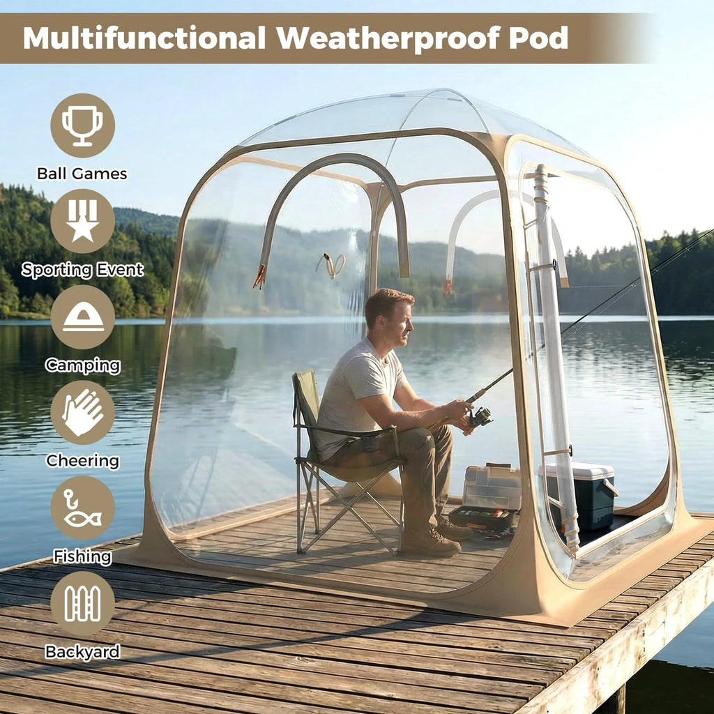 Tangkula All Weather Sports Tent for 2-4 People
