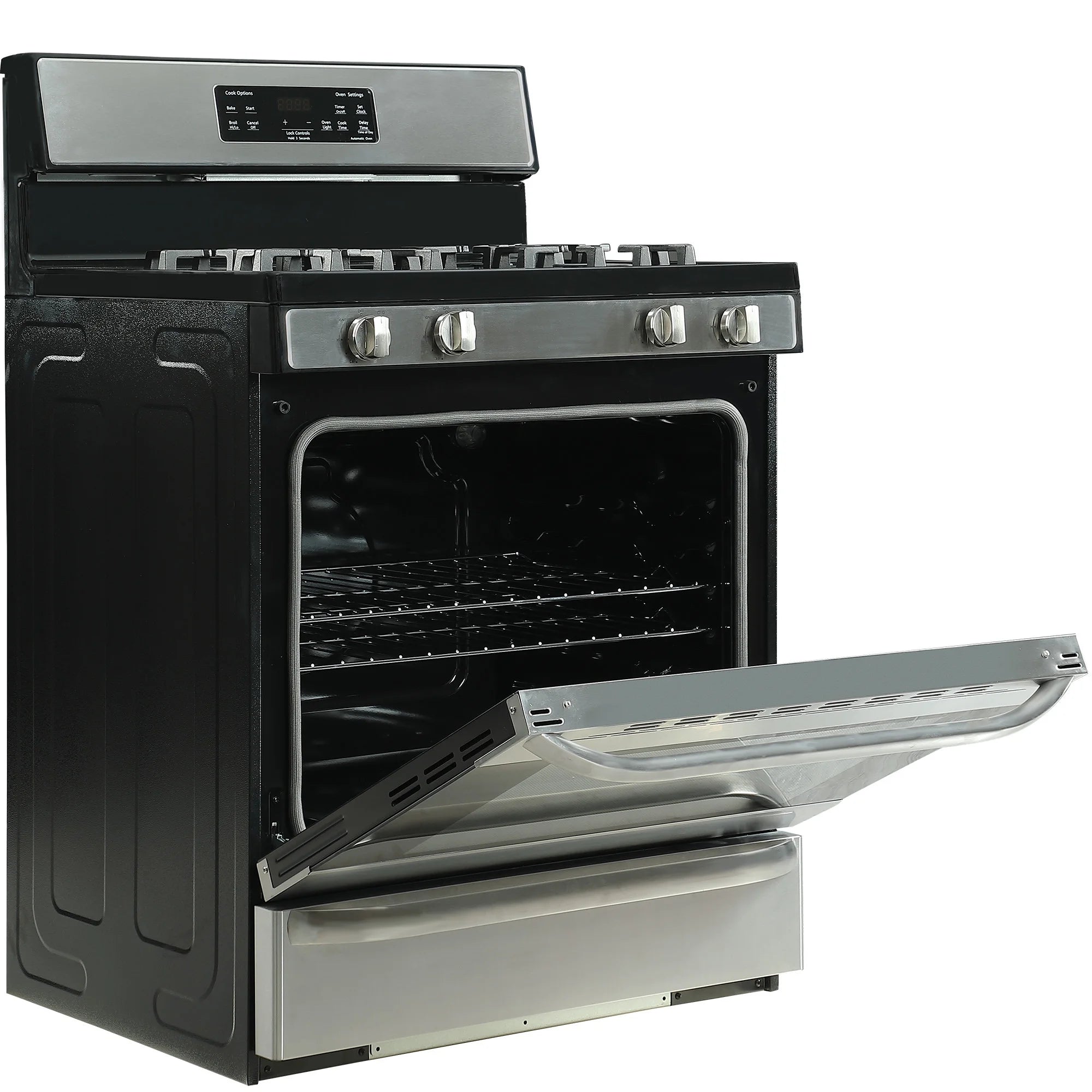 Element 30 in 4 Burners 5.2 Cu. Ft. Freestanding Gas Range, Stainless Steel