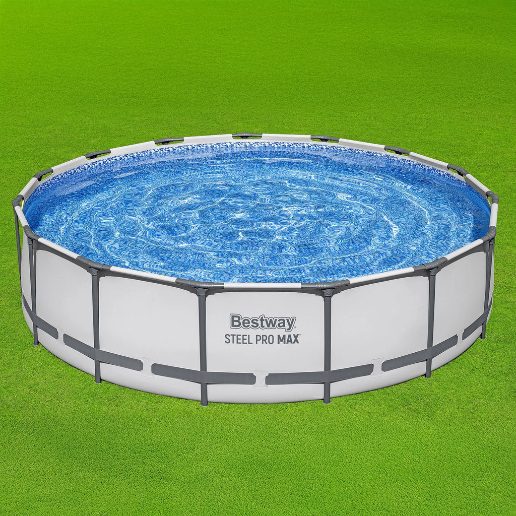 Bestway Steel Pro MAX 15' x 42" Round Above Ground Swimming Pool Set
