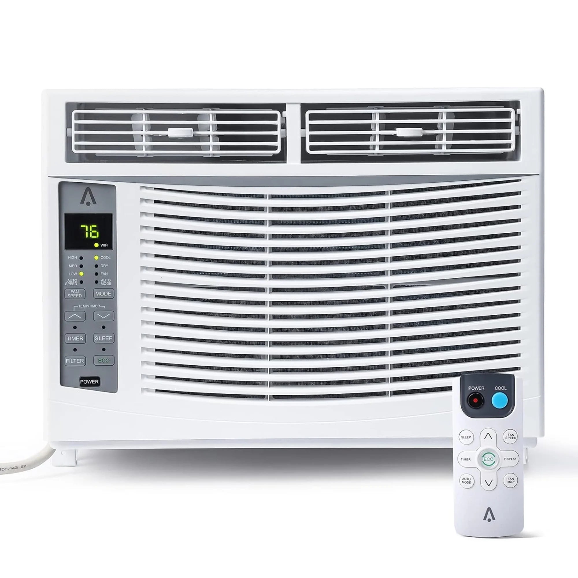 Garvee 5000 BTU Window Air Conditioner, Fast Cooling for Rooms up to 150 Sq. Ft, Window Ac Unit with 7 Level Temperature Setting, White