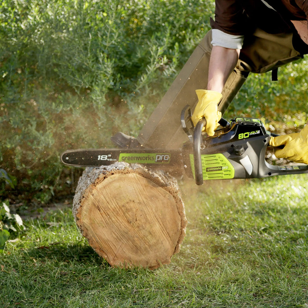 Greenworks Pro 80V 18" Chainsaw W/ 2ah Battery and Charger 2000002