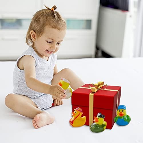 100 Pack Rubber Duck for Jeeps Ducking - 2" Bulk Floater Duck for Kids - Baby Bath Toy Assortment with Bag - Party Favors, Bath Time, Birthdays, and More (100 Varieties)