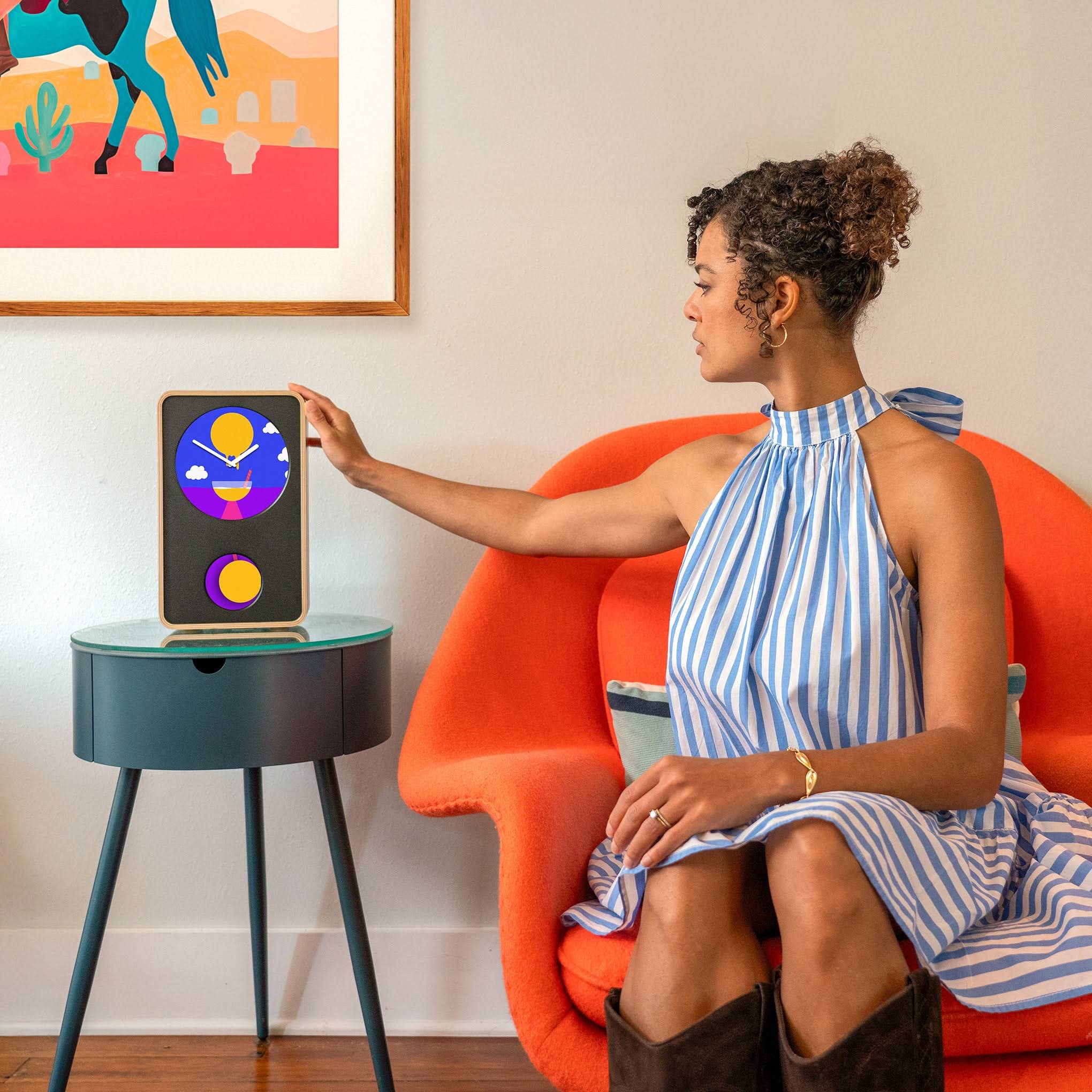 Klydoclock Digital Animation Desk Clock