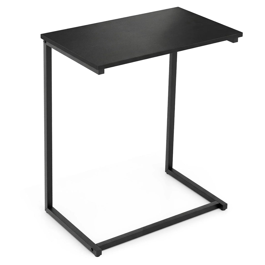 Tangkula 26.5" C-Shaped End Table for Bed