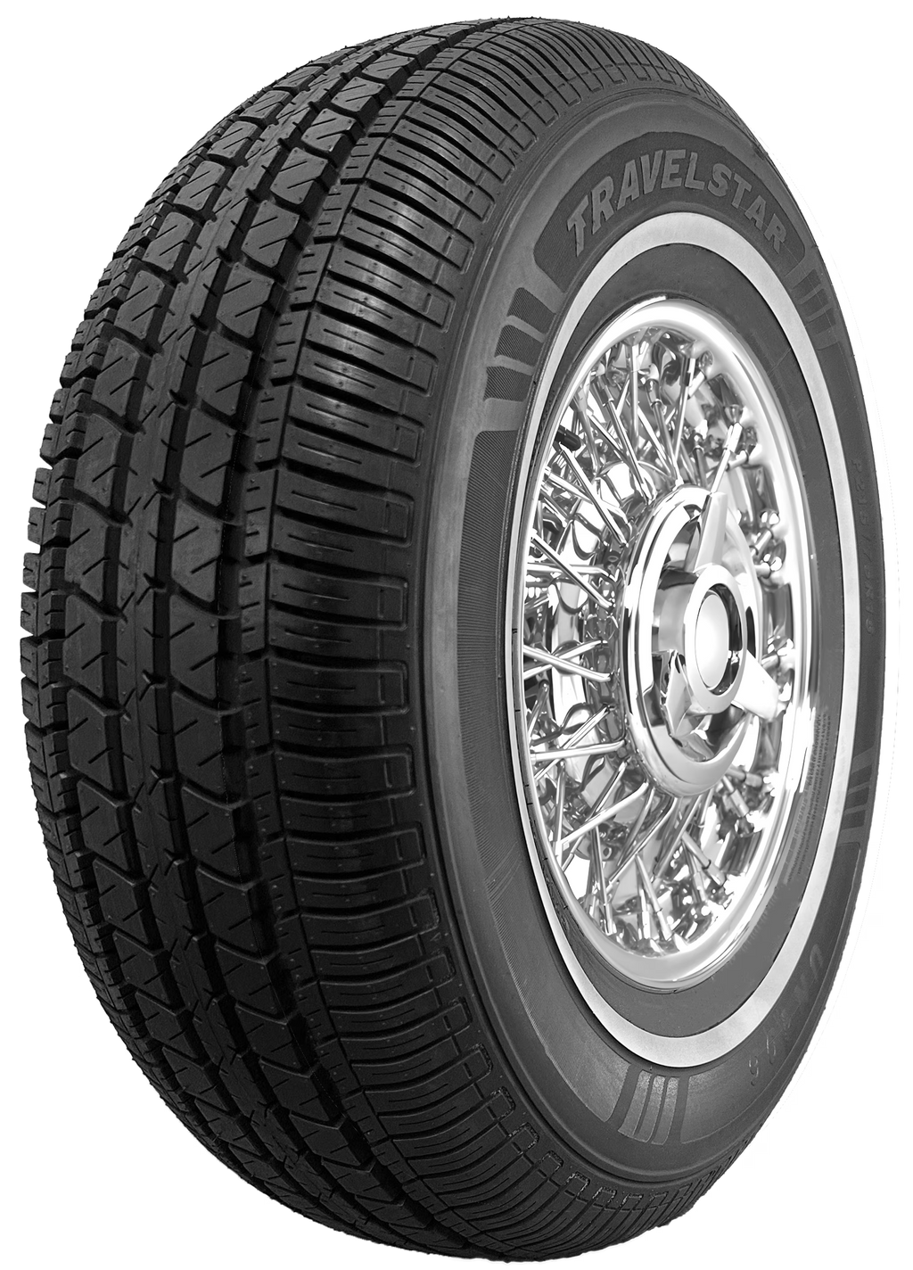 Travelstar UN106 All-Season 205/75R15 205/75/15 97S Passenger Tire White Wall 18mm(No Rim)