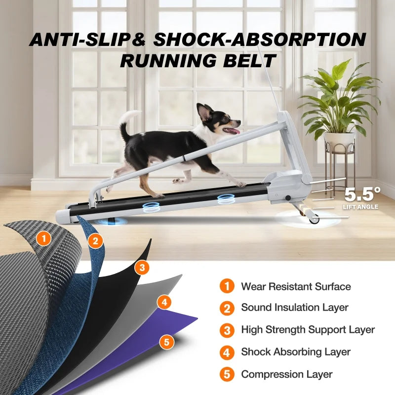 Witaxima 2025 New Quiet Smart Pet Treadmill, Adjustable Speed, Perfect for Small/Medium Dogs
