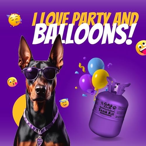 13L Helium Tank for Balloons At Home Helium Balloon tank Up To 50 Latex Balloons