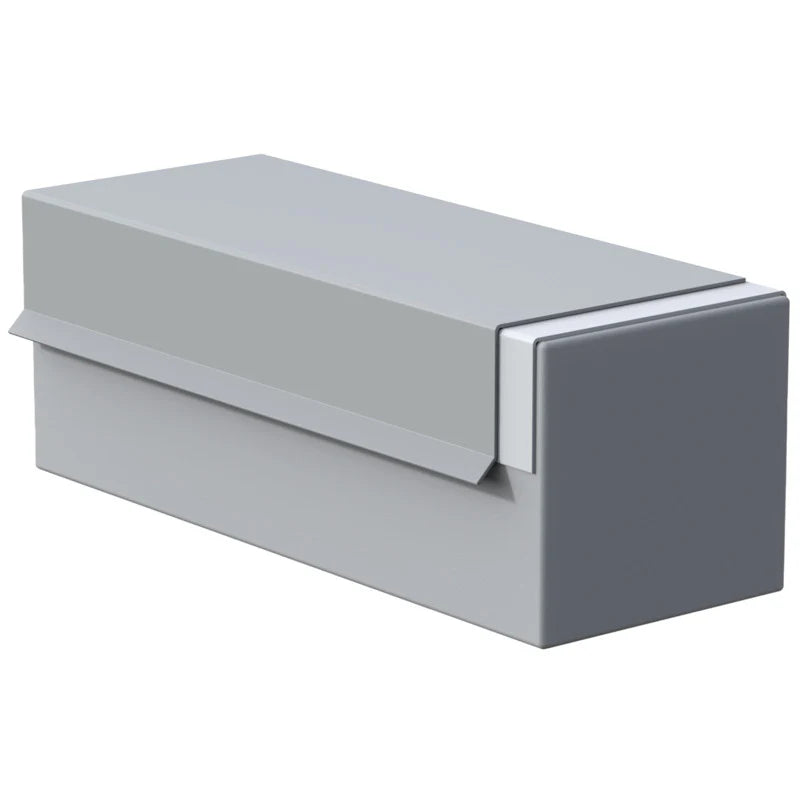 FlashCo 2" x 4" x 10' TPO Clad Metal Drip Edge - White