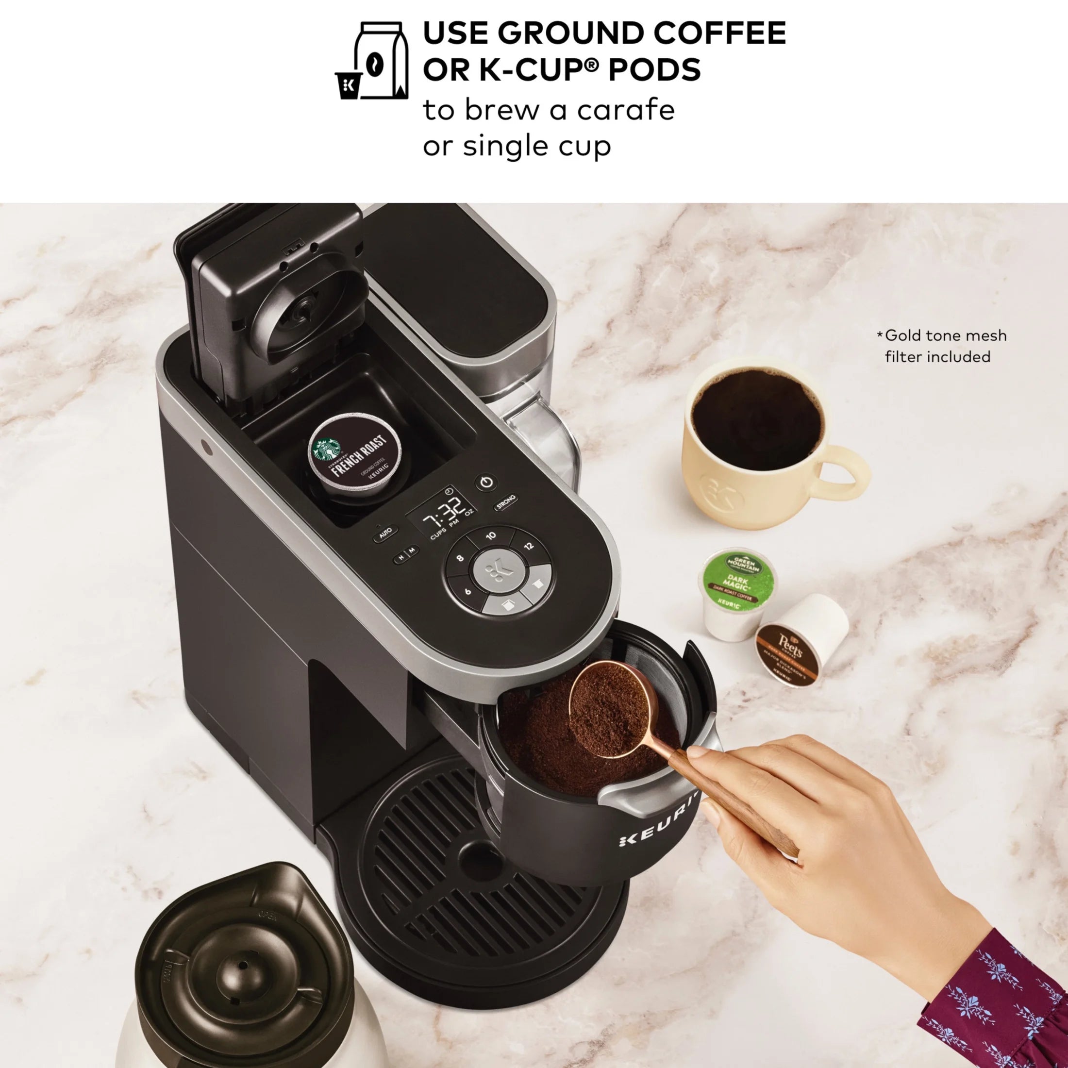 Keurig K - Duo Plus Single Serve & Carafe Coffee Maker