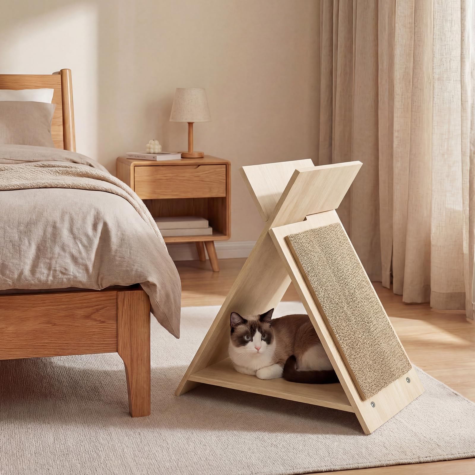 Tangkula Cat Scratcher for Indoor Cats