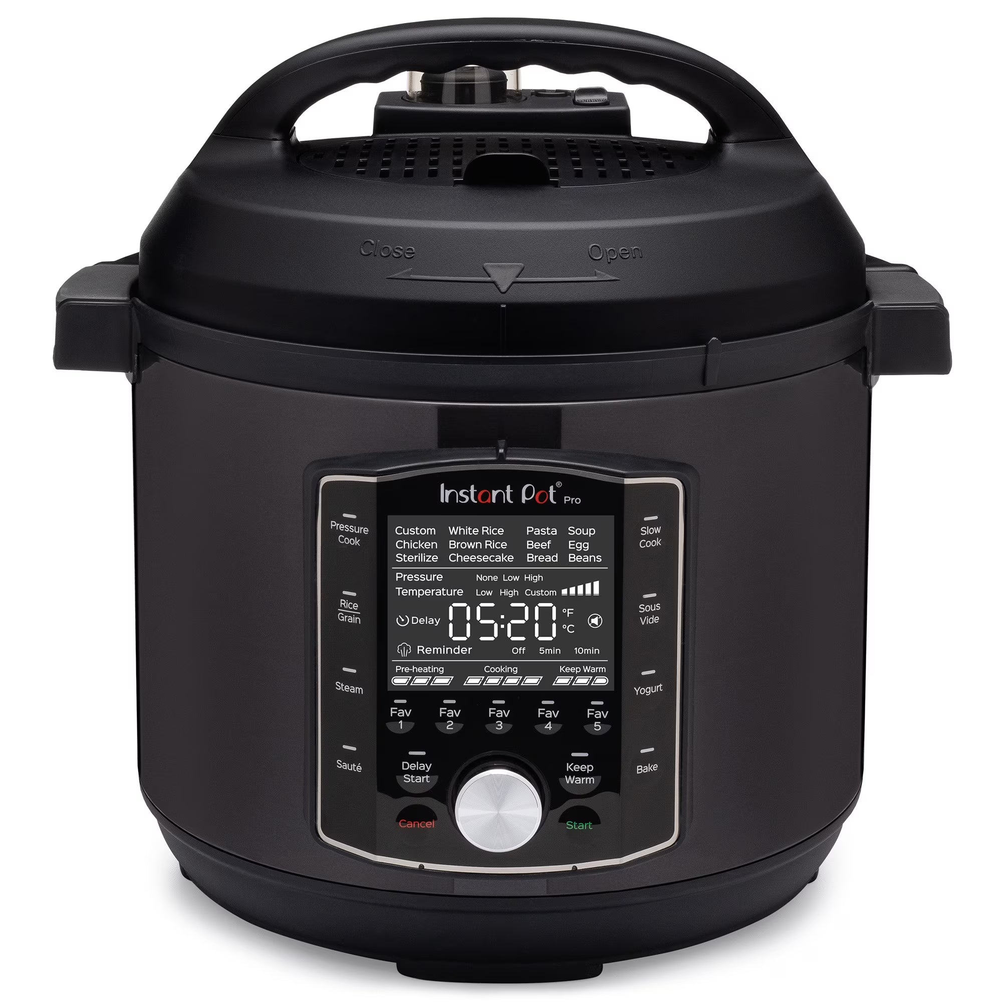 Instant Pot Pro 8 - Quart Electric Pressure Cooker, 10 - in - 1 Slow Cooker, Rice/Grain Cooker, Steamer, Saut, Sous Vide, Yogurt Maker, Sterilizer and Warmer