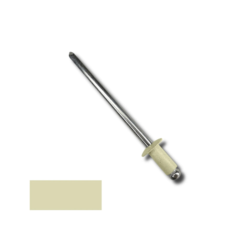 Scroo Rivet Aluminum #42D Blind Pop Rivets, Storm Gray #59, 1/8 in Dia x 1/4 in Body, 100-Pack (Bag)