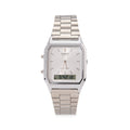 Casio AQ230 Analog Digital Watch - Silver