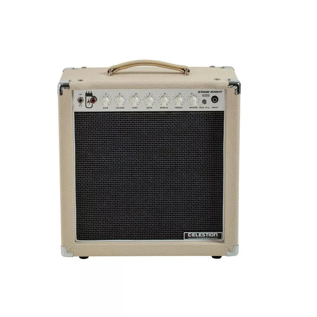 Stage Right by Monoprice 15-Watt 1×12 Guitar Combo Tube Amp with Celestion Speaker and Spring Reverb