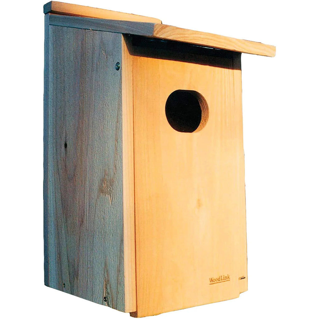 Woodlink Cedar Wood Duck Nesting Box for Wetland Locations, Easy - Open Front, Fully Assembled
