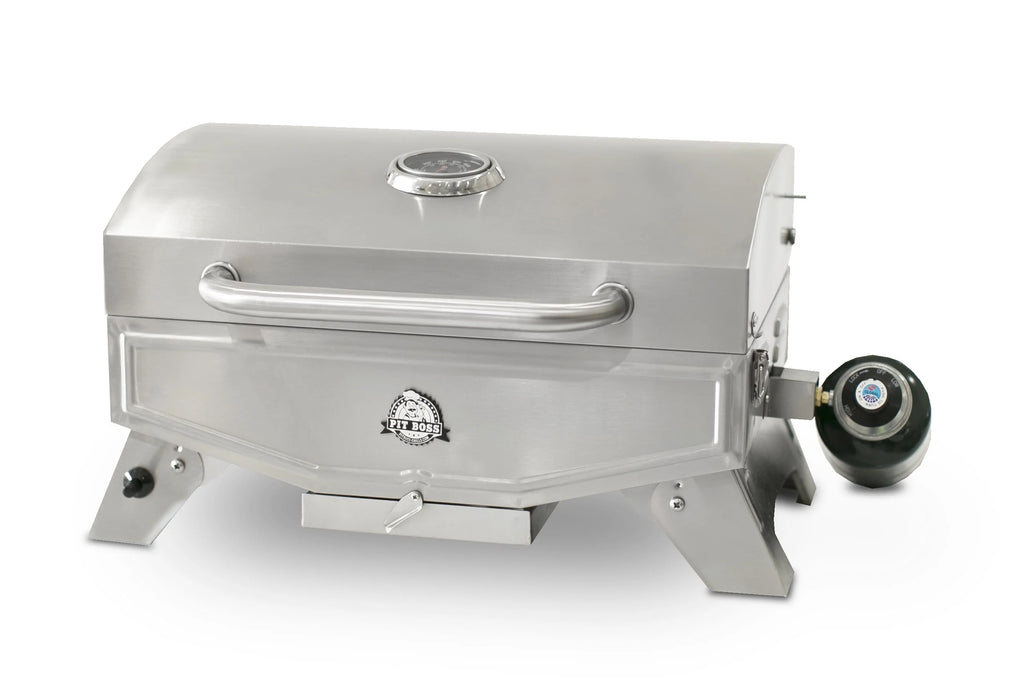 Pit Boss 1 Burner Silver Propane Portable Gas Grill