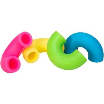 NeeDoh Mac 'N' Squeeze – 4 Squishy Noodles – Assorted