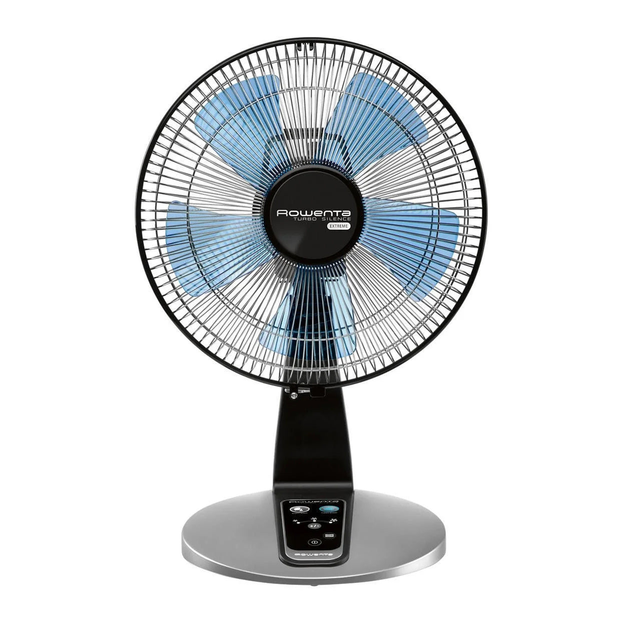 Rowenta Turbo Silence Standing Floor Fan with Remote, 53 in, Portable, 5 Speeds, VU5670