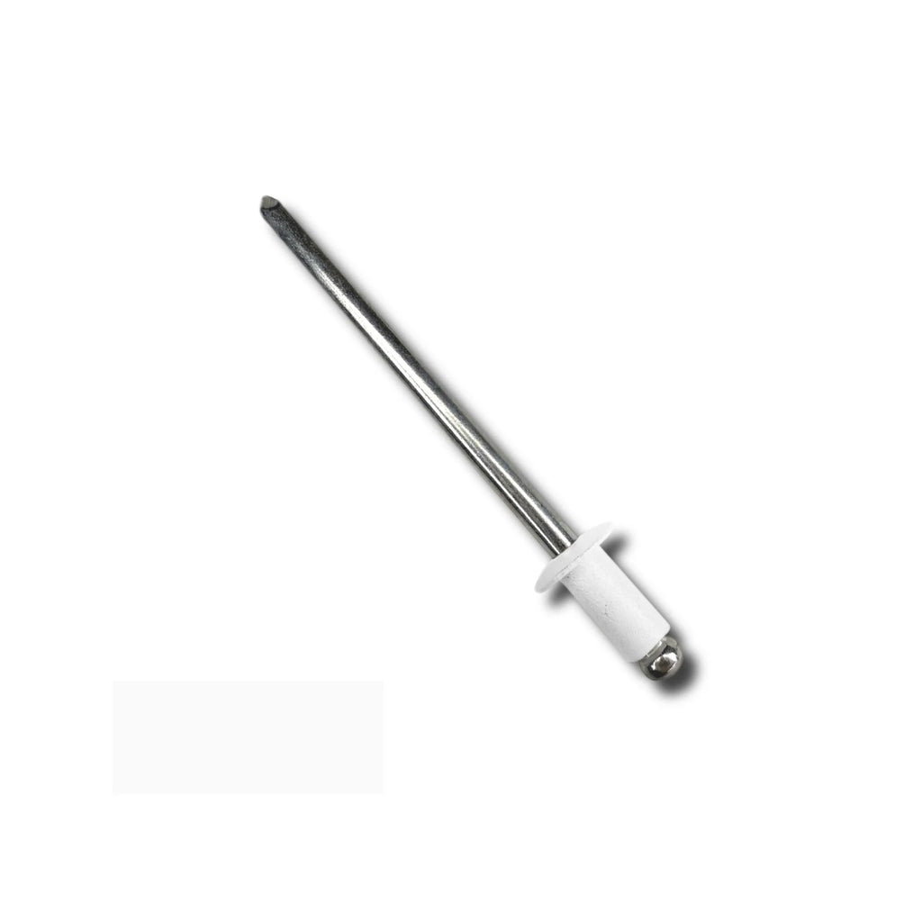 Scroo Rivet Aluminum #42D Blind Pop Rivets, Storm Gray #59, 1/8 in Dia x 1/4 in Body, 100-Pack (Bag)