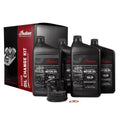 Indian Motorcycle Scout Oil Change Kit with Full Synthetic 15W - 60 Motor Oil, 4 Quarts, 2 Washers