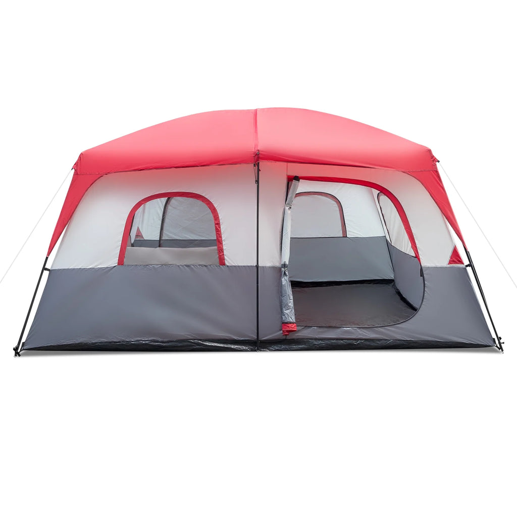 Zimtown 10 Person Tent Large Multi Room Tent for Family Camping Cabin Huge Tent with Carry Bag