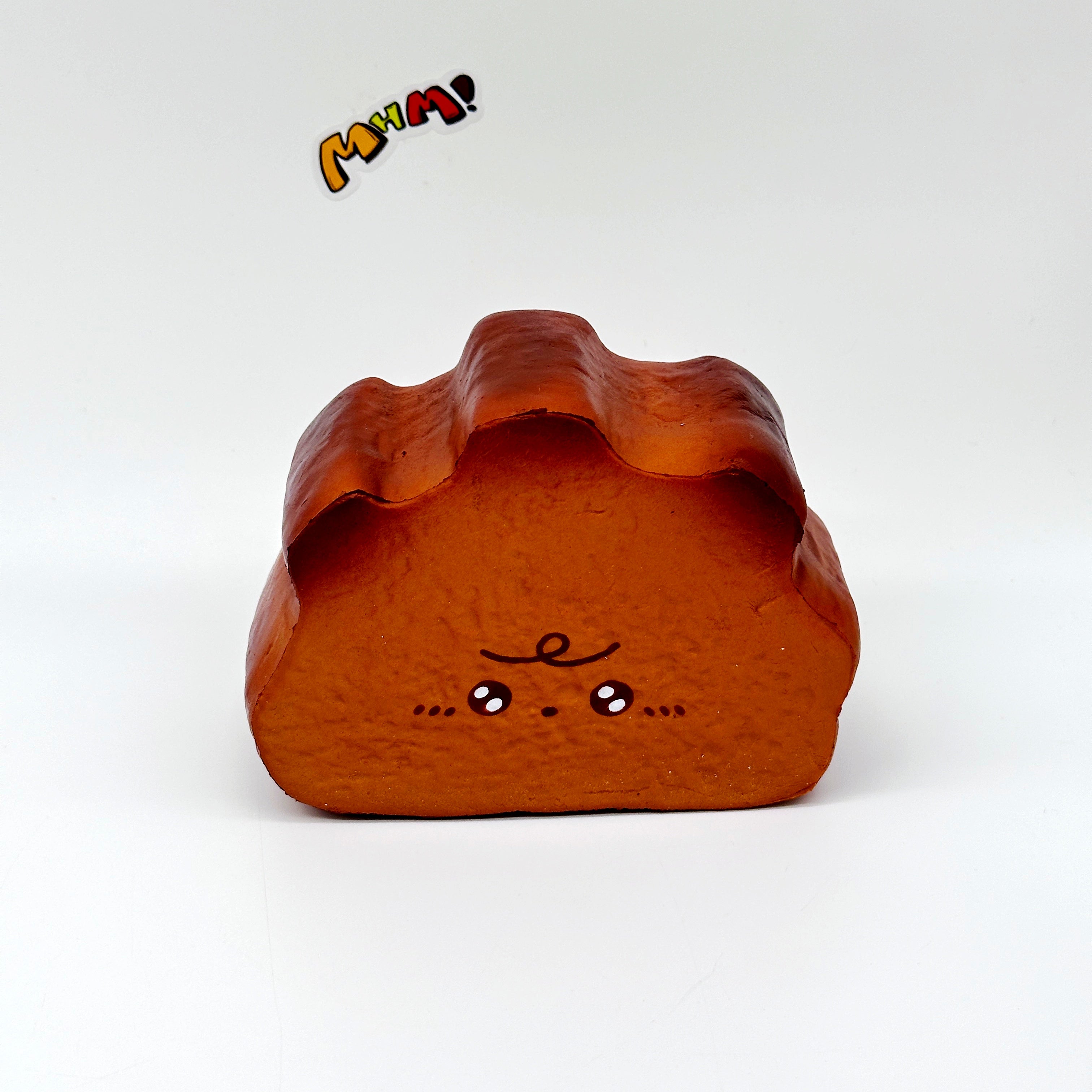 🍞 Milk Haas Bread Squishy - Chocolate Brown & Original Bread Yellow Slow Rising Stress Relief Toy