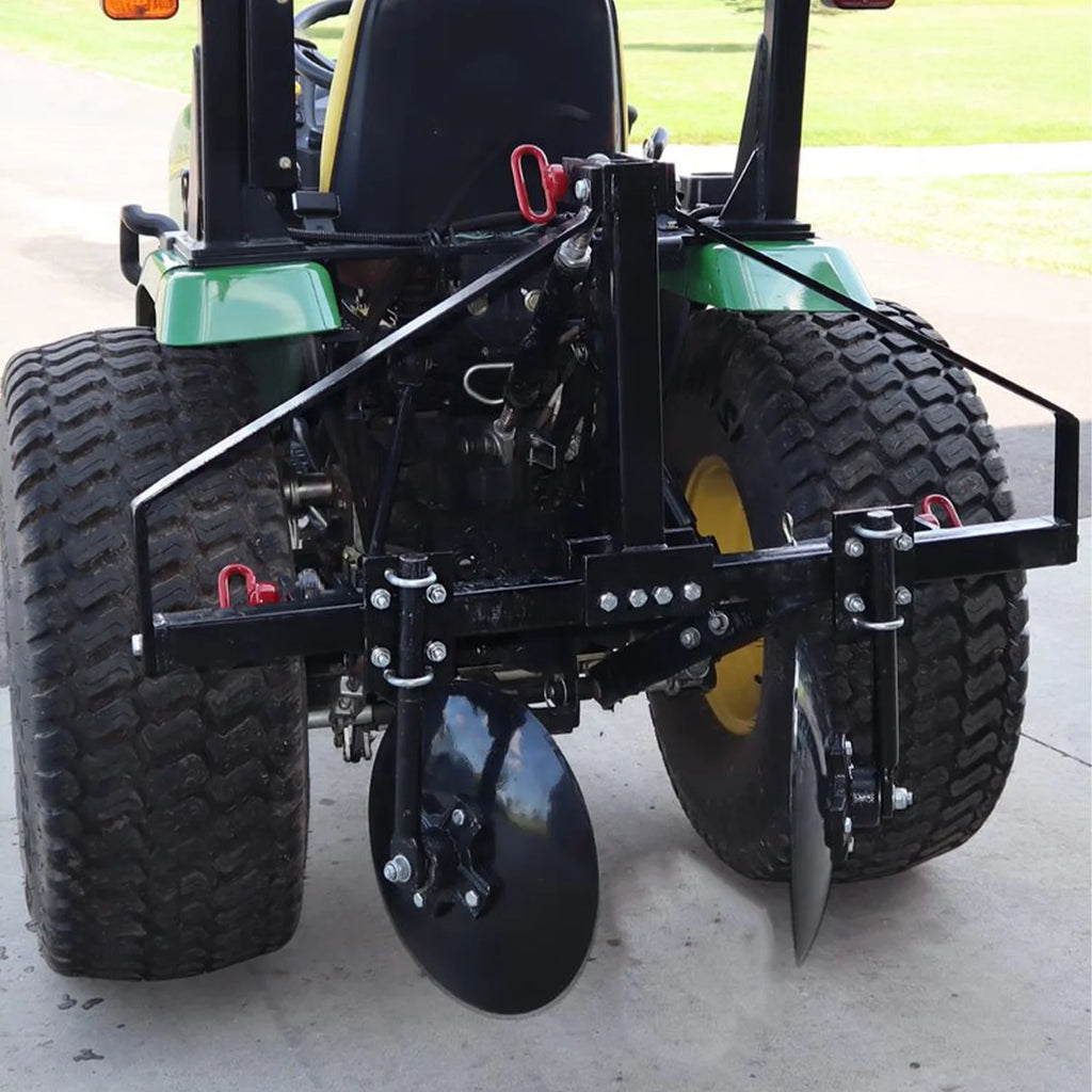 Field Tuff 43 in Disc Cultivator Garden Bedder Hiller for 3 Point Tractor