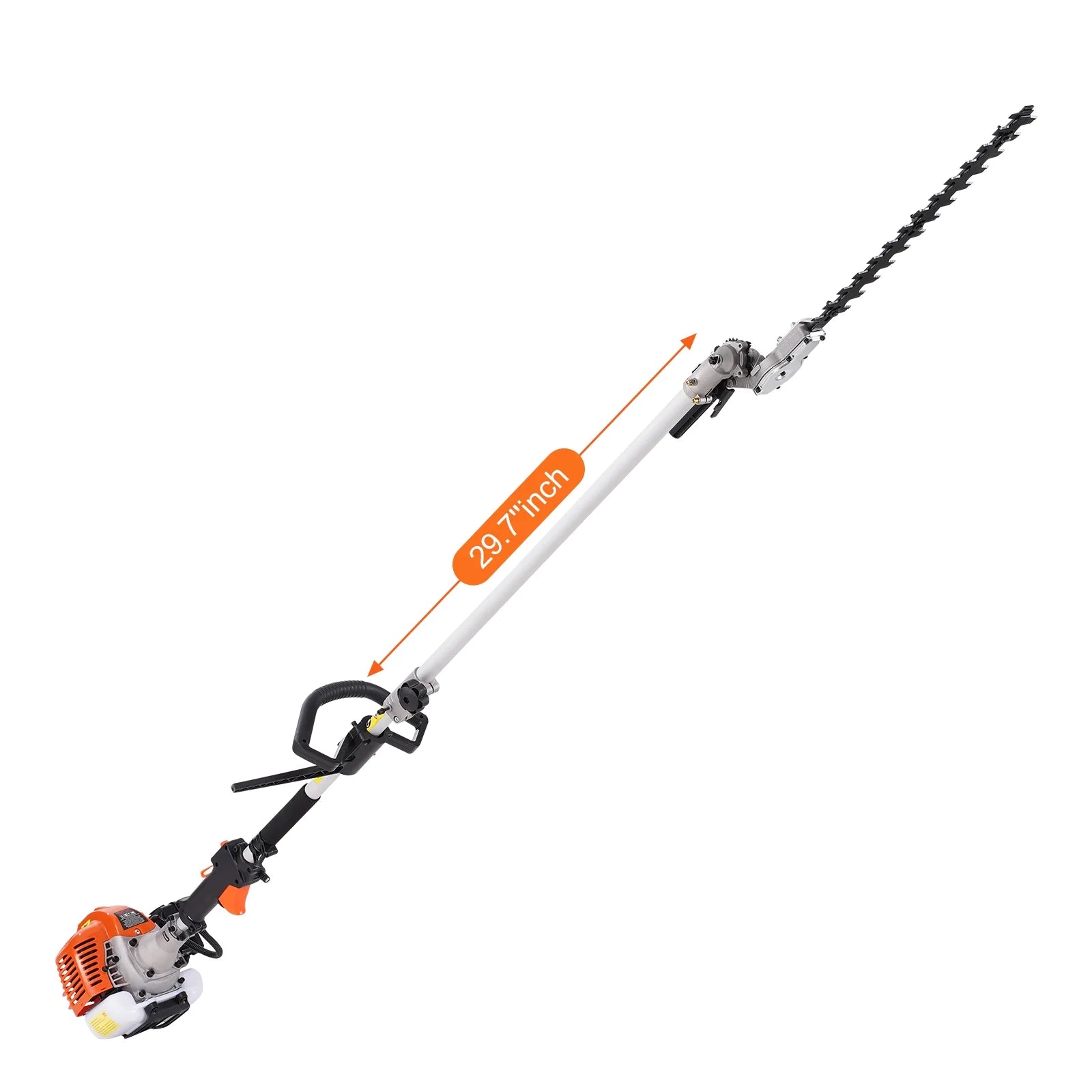 VEVOR 26CC 5 - in - 1 Multi - Functional Trimming Tools, Gas Hedge Trimmer, Weed Eater, String Trimmer, Edger, Pole Saw Chainsaw Pruner with Extension Pole
